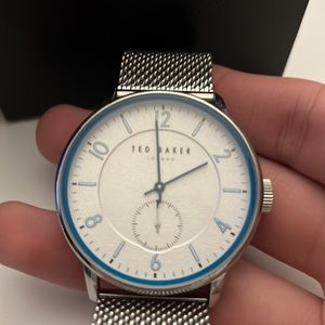 Ted Baker 43mm Stainless Steel Mesh Band Quartz Mvmt Watch